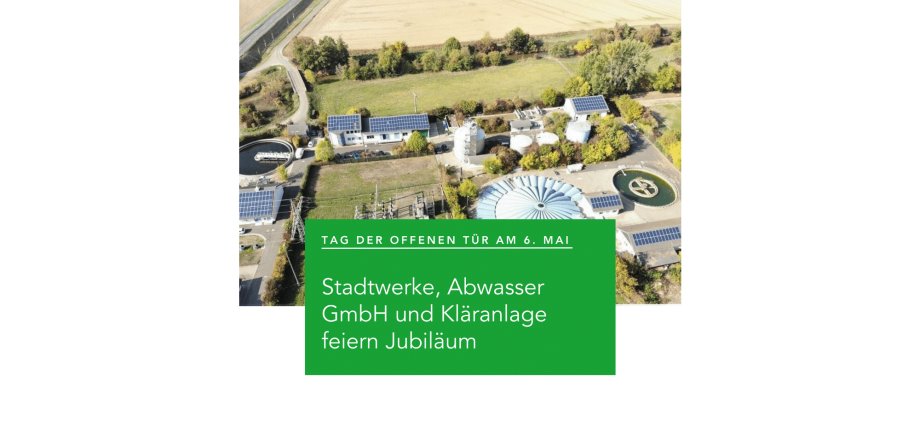 Luftbildaufnahme Kläranlage in Nidderau-Windecken