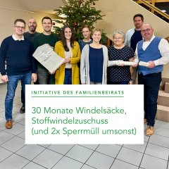 Erfolgreiche Initiative zur Verlängerung des Windel-Service und Einführung eines Stoffwindelzuschusses im Dezember 2022