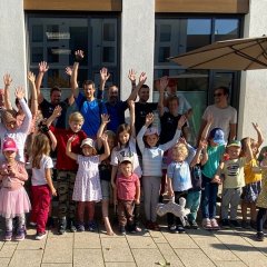 Preisverlosung der 2. Nidderauer Spielplatzrallye am Weltkindertag, dem 20. September 2024